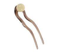 Homoyoyo Vintage U-shaped Hair Pin for Buns Pearl Charm Decorative Hairpin for Women and Girl's Retro Style Updo
