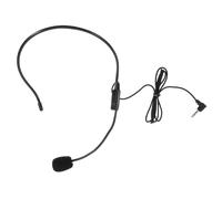 Homoyoyo Voice Amplifier Microphone Headset Wired Ear Microphone Headworn Mic for Teachers Tour Guides Black 3.5mm Connector Suitable for Speaking and Lectures Random Style
