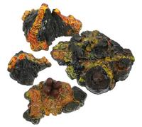 Homoyoyo Volcano Model Educational Science Kit for Simulation Sand Table Volcano Decor with Erupting Lava Effect Plastic Volcanic Craft and Learning