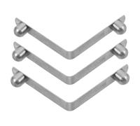 Homoyoyo Walking Cane Clamp and V-Shrapnel Snap Clip 3pcs Set Adjustable Spring Holder for Walker and Crutch Height Locking Mobility Aid Accessories for Adults