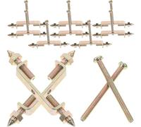 Homoyoyo Wall Box Repair Device 10Pcs PVC Support Rods with Screws for Electrical Outlet Boxes Installation Tool