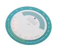 Homoyoyo Wall-Mounted Bmi Weight Index Health Chart for Adults Plastic Quick Reference Turntable for Male and Female Obesity Measurement Home Gym Hospital Use