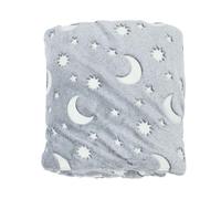 Homoyoyo Warm Pet Cushion Mat for Dogs and Cats Washable Soft Winter Sleep Pad Luminous Glow Non-slip Pet Mattress for Indoor Use Portable Cozy Blanket Grey