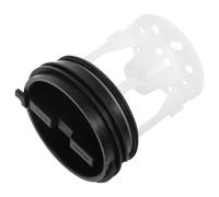 Homoyoyo Washing Machine Drain Pump Filter 07 Version Multi-hole Abs Plastic Sewer Pipe Valve Cover Black Efficient Filtration Easy Installation for Washer Drain Hose