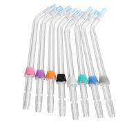 Homoyoyo Water Flosser Replacement Tips for Travel and Home Use 8pcs Acrylic Material for Easy Replacement and Maintenance Compatible with Universal Water Floss Picks