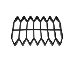 Homoyoyo Water Resistant Silicone Mailbox Liner Tray Insert Drainage Bracket, Black Waterproof Mail Holder Splash Guard for Outdoor Home Mailboxes