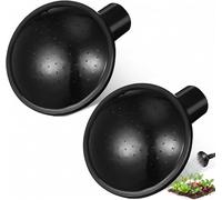 Homoyoyo Watering can Head Replacement 2 Pack Plastic Garden Watering can Nozzle Fine Head Sprinkler for Flower Beds Vegetable Gardens Indoor Outdoor Use Easy Fit