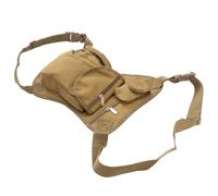 Homoyoyo Waterproof Camo Outdoor Thigh Pack Drop Leg Bag Mud Color Multipurpose Motorcycle Waist Pouch for Camping Hiking Cycling Storage