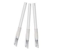 Homoyoyo Waterproof Oil-based White Marking Pen for Microblading Eyebrow Tattooing, 3pcs Multifunctional Cosmetic Liner for Salon Mapping and Tattoo Accessories