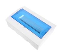 Homoyoyo Weatherproof Plastic Circuit Breaker Box Electrical Junction Enclosure with Din Rail for Outdoor Power Distribution Weather-resistant Electric Distribution Panel for Home and
