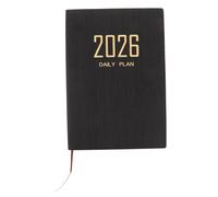 Homoyoyo Weekly Planner PU Cover Portable Appointment Book for Work and Academic Planning with Vertical Daily Layout English Schedule Organizer
