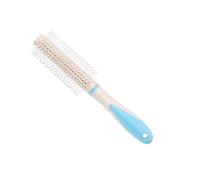 Homoyoyo Wheat Straw Curly Hair Comb Candy Colored Roller Style Lightweight Hair Comb for Easy Curl Styling and Firm Grip