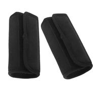 Homoyoyo Wheelchair Crutch Handle Grip Covers 1 Pair Black Non-Slip Cushion Pads Walker Mobility Scooter Accessories Shock-Absorbing Walking Cane Handle Pads for Elderly