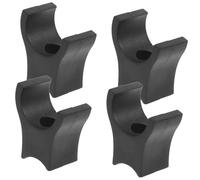 Homoyoyo Wheelchair Support Blocks 4pcs Universal Replacement Part for Drive Wheelchair Sturdy Plastic Rail Guides for Mobility Aid and Transport Chairs