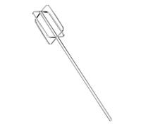 Homoyoyo Whisks for Cooking Drill Whisk Stainless Stirrer Stick Meat Baster Beater Gravy Stirring Round Kitchen Professional for Cooking for Mixing Silver re-usable