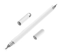 Homoyoyo White Capacitive Stylus Pen Smartphone Capacitive Pens with Stainless Steel Alloy and Silicone for Accurate Screen Control and Writing Drawing for Tablet Accessories
