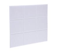 Homoyoyo White Felt Board Reminder Bulletin Board Adhesive Design Protects Wall from Pushpins Creative Notice for Classroom Use