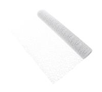 Homoyoyo White Jacquard Mesh Bouquet Wrapping Gauze Roll Yards Durable Flower Packaging Material for DIY Florist Gift Wrap and Event Decoration