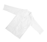 Homoyoyo White Lab Coat for Boys and Long Sleeve Scientist Costume for Dress Up Birthday Parties and Festivals Comfortable Polycotton for Role Play and Science Projects