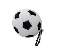 Homoyoyo Wireless Headphone Cover Football Shape Earphone Case Compatible with Airpods Wear Resistant Pouch with Buckle for Easy Carrying Lightweight and Impact Resistant Protection