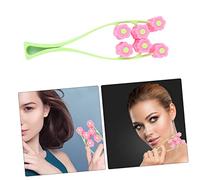 Homoyoyo Womens Face Massage Roller Tool Practical Facial Roller for Chin Line Stretching Blood Flow Improvement Home The Go Use Durable Design with Smooth Flower Wheels
