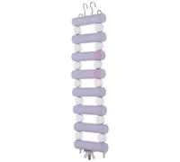 Homoyoyo Wood Ladder Hamster Climbing Provides Basic Physical Activity Train Hamster Wooden Smooth Appearance Fashionable Small Animal Cage Accessory