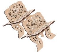 Homoyoyo Wooden Book Stand 2Pcs Multifunctional Quran Holder Reading Rack for Desk and Home Decoration