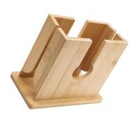 Homoyoyo Wooden Bread Slicer with Anti-Slip Base Kitchen Slicing Guide for Even Thin Bagel and Bread Slices Manual Cutter for Bagels and Sandwiches Easy Operation for Home Use