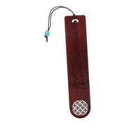 Homoyoyo Wooden Business Bookmark Chinese Style Decorative Page Holder for Books Smooth Texture Travel Friendly Reading Accessory Cultural Creative Paper Marker for Office and Study