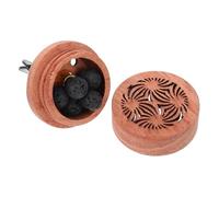 Homoyoyo Wooden Car Essential Oil Diffuser Rosewood Aromatherapy Air Freshener for Car Interior Natural Wood Scent Diffused Air Purifier Relieves Stress Gift
