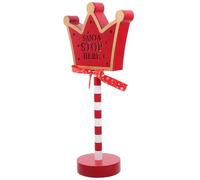 Homoyoyo Wooden Christmas Sign LED Desk Lamp Warm Light Xmas Home Ornament Festive Table Decoration for Living Dining Bedroom Study