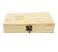 Homoyoyo Wooden Coin Box 20 Slots Collector Storage Case Coins Display Organizer Multi-functional Wooden Collection Enthusiasts