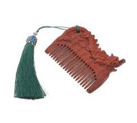 Homoyoyo Wooden Comb Sandalwood with Zodiac Design for Gentle Scalp Massage for First Birthday Sustainable Hair Cleaning