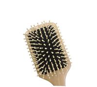 Homoyoyo Wooden Hair Brush Paddle Comb for All Hair Types Natural Wood Scalp Massage Comb with Smooth Polished Handle for Thick Thin Curly Straight Hair Promotes and Healthy