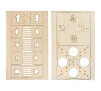 Homoyoyo Wooden Hamster Maze Tunnel and Climbing Bridge, Small Pet Activity Runway for Exercise and Weight Loss, Maze Playthings for Hamsters and Small Animals