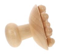 Homoyoyo Wooden Handheld Guasha Roller for Body Acupoint Massage Durable Manual Scraping Massager for Home Use Ergonomic Lymphatic Tool for Muscle Relaxation and Warm Up Exercises