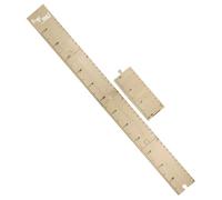 Homoyoyo Wooden Height Chart Ruler, Beige Growth Height Ruler Made of Wood, Space-Saving Design to Record Development and Decorate Your Room