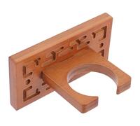 Homoyoyo Wooden Instrument Wall-mounted Hook for Ukulele, Hulusi, Erhu - Brown Classic Style Music Stand Hanger Suitable for Wall Display