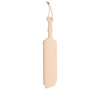 Homoyoyo Wooden Paddle Painting Paddle Beige Easy to Stain Easy to Embellish Unique Shape Decoration for Your Wall Office Handicraft Practical