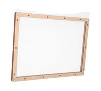Homoyoyo Wooden Paper Making Screen with Mesh for DIY Paper Crafts and Dried Flower Projects Detachable Papermaking Mold Frame Easy to Clean and Reuse Suitable for Home School and Studio