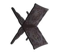 Homoyoyo Wooden Quran Stand with Sturdy Support Foldable Religious Prayer Book Holder for Bible Reading Islamic Decor and Muslim Spiritual Display Brown