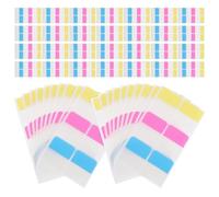 Homoyoyo Writable Sticky Index Tabs for File Classification, Medium Size 60pcs per Pack, 20 Packs Label Page Markers for Notebooks, Binders, and Organizing Documents