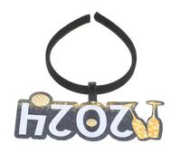 Homoyoyo Year Hair Hoops Lightweight Party Headband with Decorative Numbers for Year Eve Celebration and Cosplay Accessories for Adults