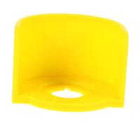 Homoyoyo Yellow Plastic Emergency Stop Switch Push Button Cover with Stable Fit and Easy Installation Button Protector for Electricians and Homes