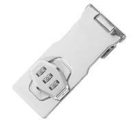 Homoyoyo Zinc Alloy Cabinet Password Hasp Lock Keyless Combination Lock for Doors Security for Refrigerator Bathroom Garage Garden Office and School