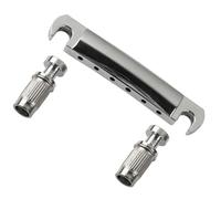 Homoyoyo Zinc Alloy Electric Guitar Bridge Tailpiece Set with 4 Matching Posts Easy to Clean Replacement for Non-adjustable Bridge/tailpiece Combos Suitable for Lp Electric Guitar