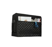 Homoyoyo Zipper Dustproof Sewing Machine Cover with Oxford Storage Bag for Home Appliances Foldable Protective Case with Side Pocket for Tools Easy to Clean Black