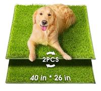 Hompet Artificial Grass for Dogs, 40"x26", Professional Dog Grass Mat, Easy to Clean with Drainage Holes, Potty Training Pad and Replacement Fake Grass Turf, Outdoor Rug Patio Lawn Decoration