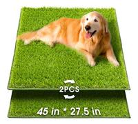 Hompet Artificial Grass for Dogs, 45"x27.5", Professional Dog Grass Mat, Easy to Clean with Drainage Holes, Potty Training Pad and Replacement Fake Grass Turf, Outdoor Rug Patio Lawn Decoration