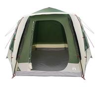 Hompiper Camping Tent Cabin with Roof Green 420 x 420 x 227 cm Polyester Camping tent, suitable for outdoor camping and hiking ZSSAB-UK42001026UK